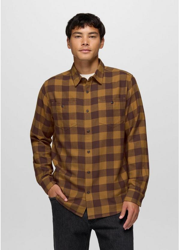 Riverbend Flannel Shirt, Color: Mocha Plaid, image 1