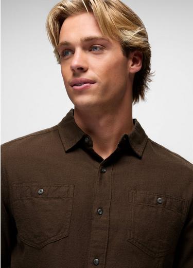 Riverbend Flannel Shirt, Color: Dark Roast, image 11