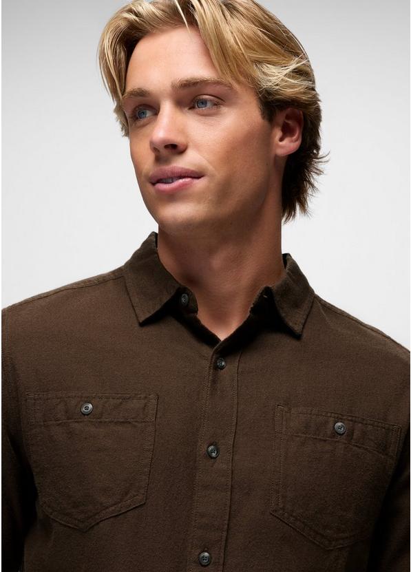 Riverbend Flannel Shirt, Color: Dark Roast, image 3