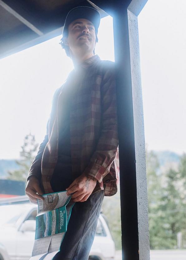 Riverbend Flannel Shirt, Color: Cacao Plaid, image 7