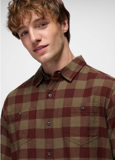 Riverbend Flannel Shirt, Color: Cacao Plaid, image 7