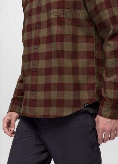 Riverbend Flannel Shirt, Color: Cacao Plaid, image 8