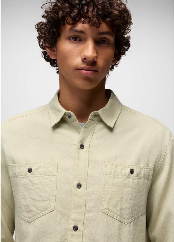 Riverbend Flannel Shirt, Color: Chamois, image 3