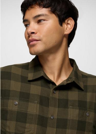Riverbend Flannel Shirt, Color: Nori Plaid, image 3