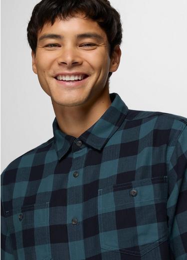 Riverbend Flannel Shirt, Color: Nautical Plaid, image 35