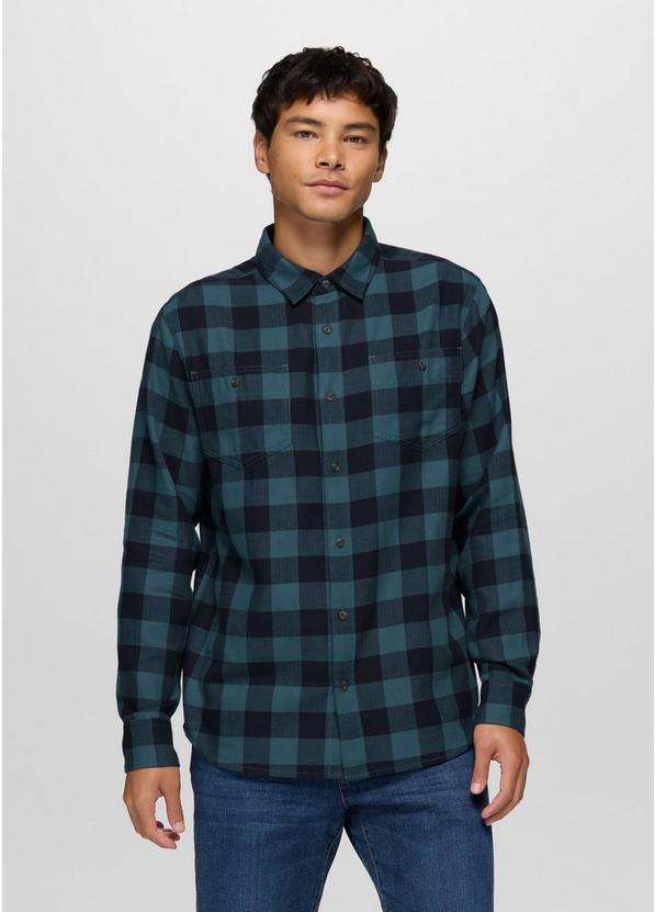 Riverbend Flannel Shirt, Color: Nautical Plaid, image 1