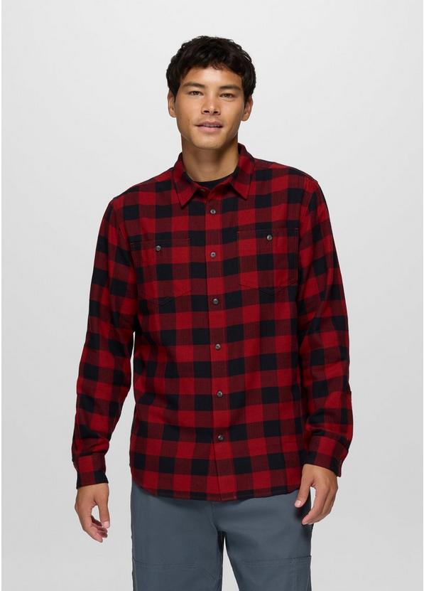 Riverbend Flannel Shirt, Color: Retrograde Plaid, image 1