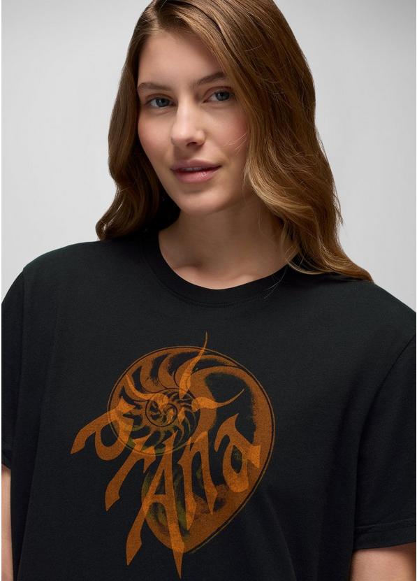 Heritage Nautilus Short Sleeve Graphic Tee, Color: Black, image 7