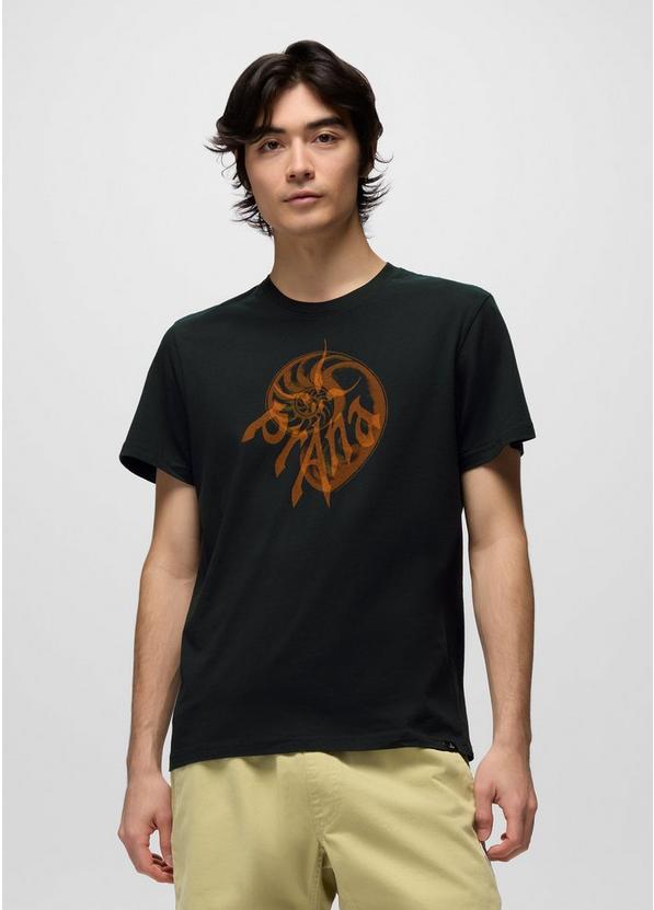 Heritage Nautilus Short Sleeve Graphic Tee, Color: Black, image 2