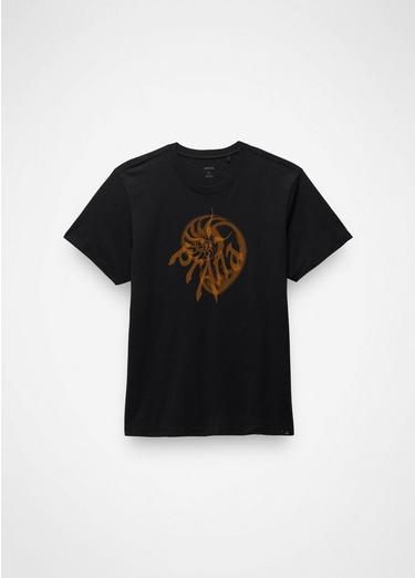 Heritage Nautilus Short Sleeve Graphic Tee, Color: Black, image 1