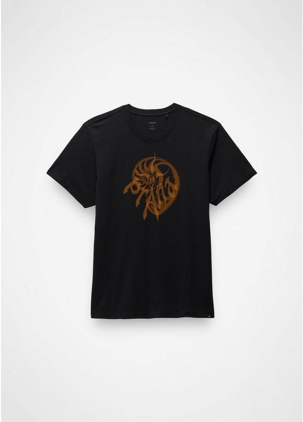 Heritage Nautilus Short Sleeve Graphic Tee, Color: Black, image 1
