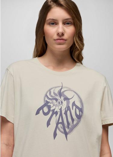 Heritage Nautilus Short Sleeve Graphic Tee, Color: Beach Pebble, image 8