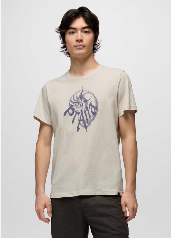 Heritage Nautilus Short Sleeve Graphic Tee, Color: Beach Pebble, image 5