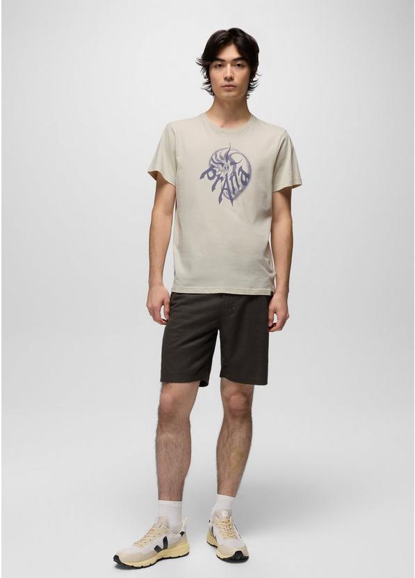 Heritage Nautilus Short Sleeve Graphic Tee, Color: Beach Pebble, image 8