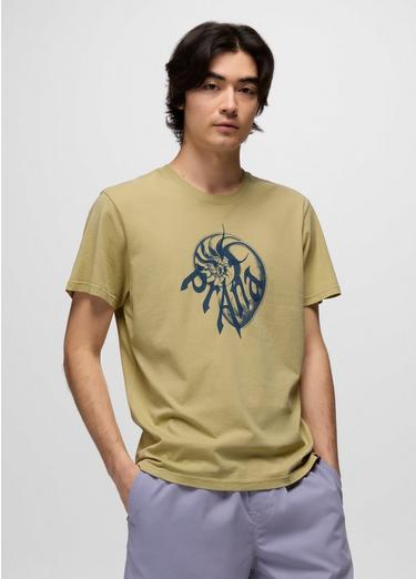 Heritage Nautilus Short Sleeve Graphic Tee, Color: Jackfruit, image 10