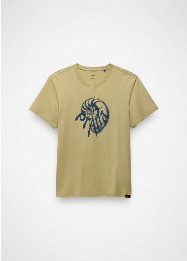 Heritage Nautilus Short Sleeve Graphic Tee, Color: Jackfruit, image 1
