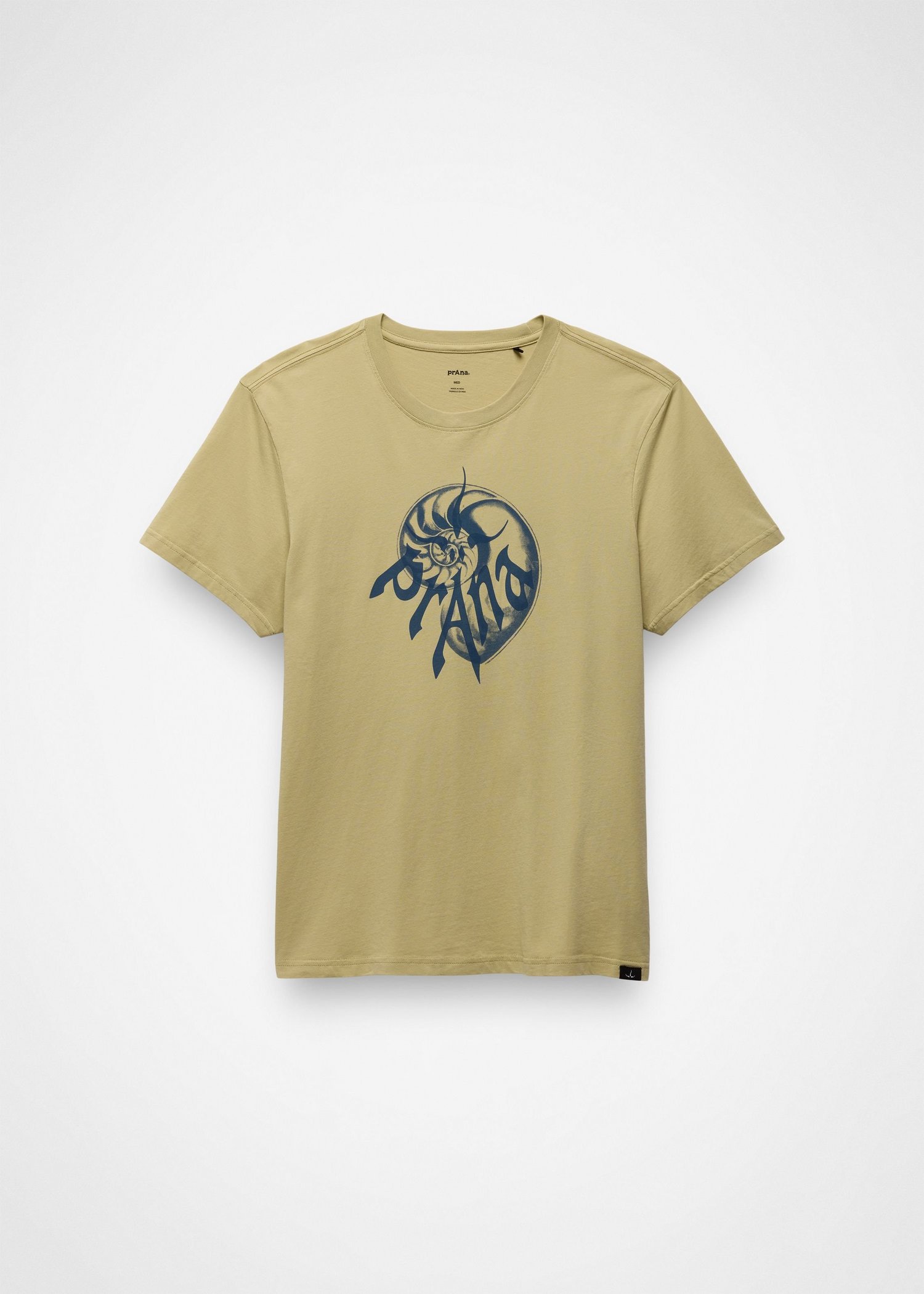 Gender Neutral prAna Heritage Nautilus Short Sleeve Graphic Tee - Jackfruit