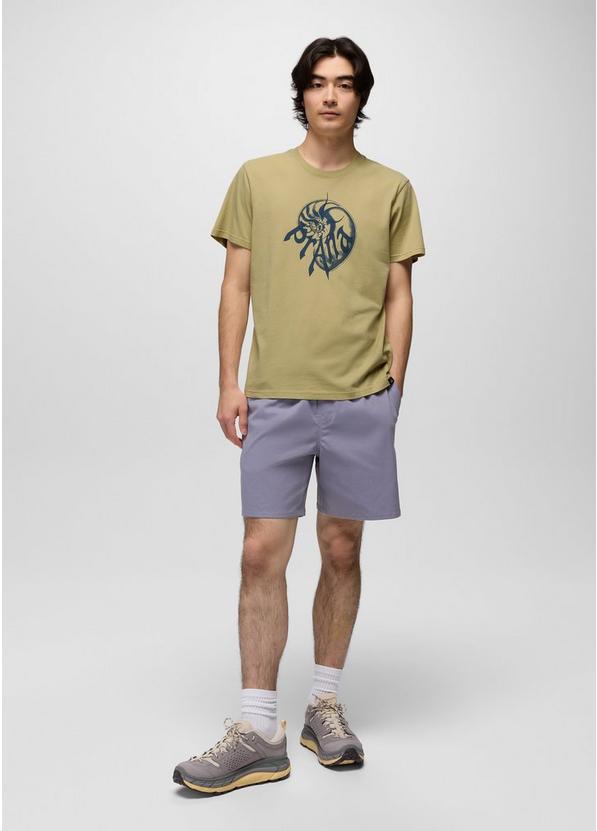 Heritage Nautilus Short Sleeve Graphic Tee, Color: Jackfruit, image 8
