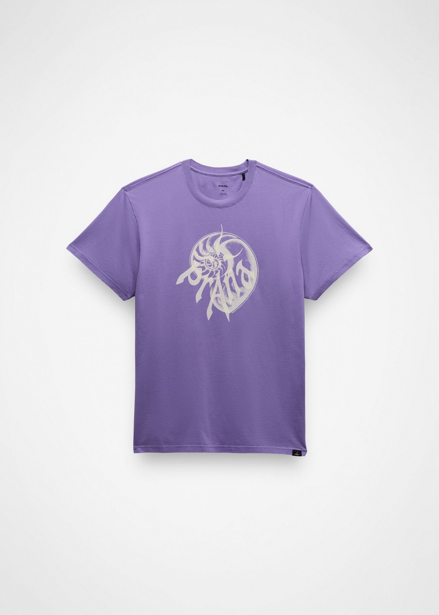 Gender Neutral prAna Heritage Nautilus Short Sleeve Graphic Tee - Hyacinth