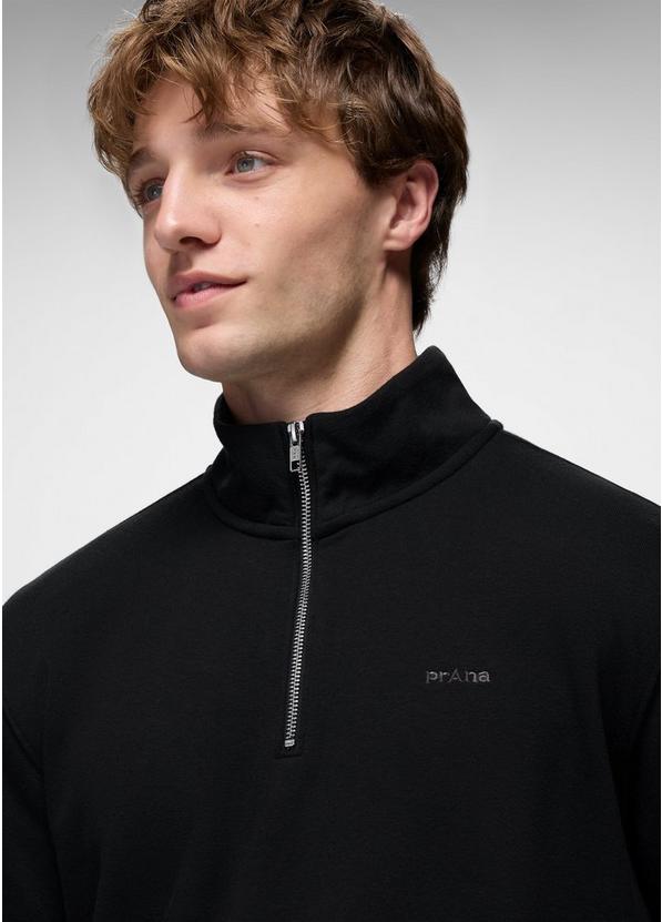 prAna Fleece 1/4 Zip, Color: Black, image 3