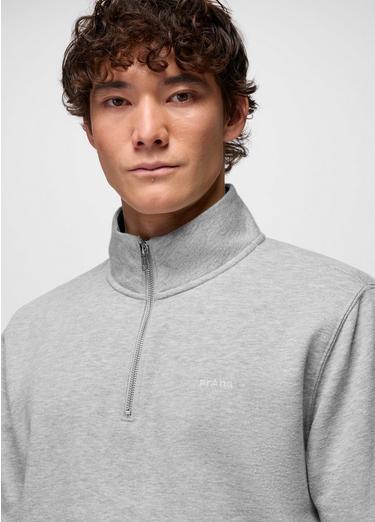 prAna Fleece 1/4 Zip, Color: Heather Grey, image 11