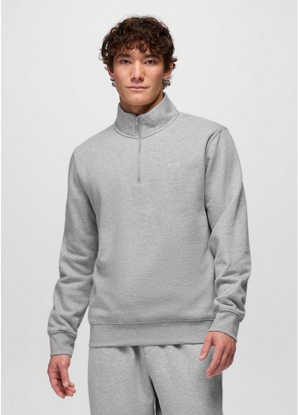 prAna Fleece 1/4 Zip, Color: Heather Grey, image 1