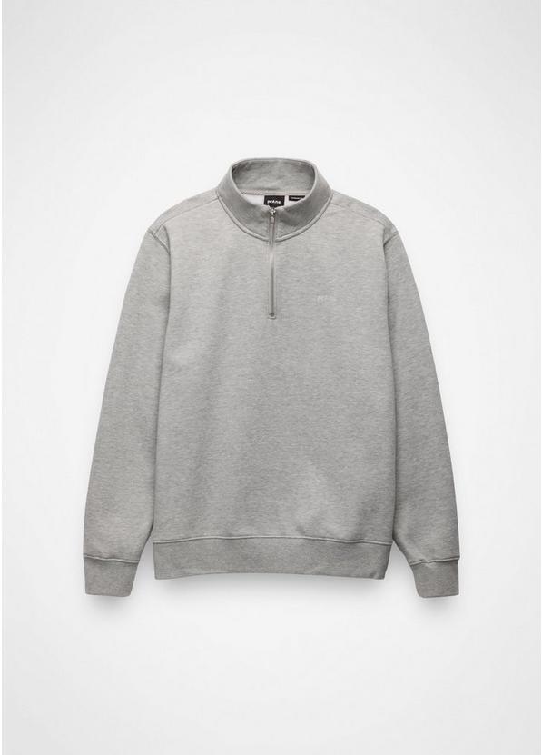 prAna Fleece 1/4 Zip, Color: Heather Grey, image 6