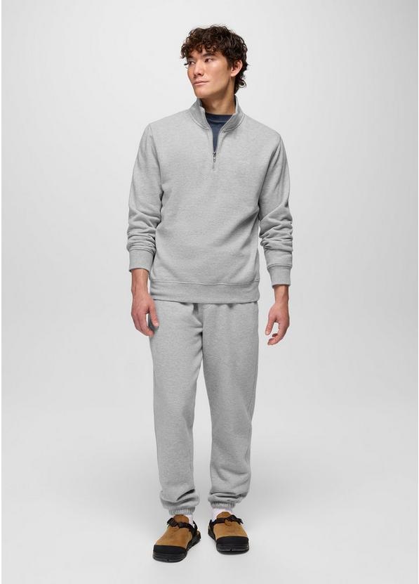 prAna Fleece 1/4 Zip, Color: Heather Grey, image 5