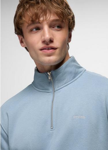 prAna Fleece 1/4 Zip, Color: Glacier Skies, image 3