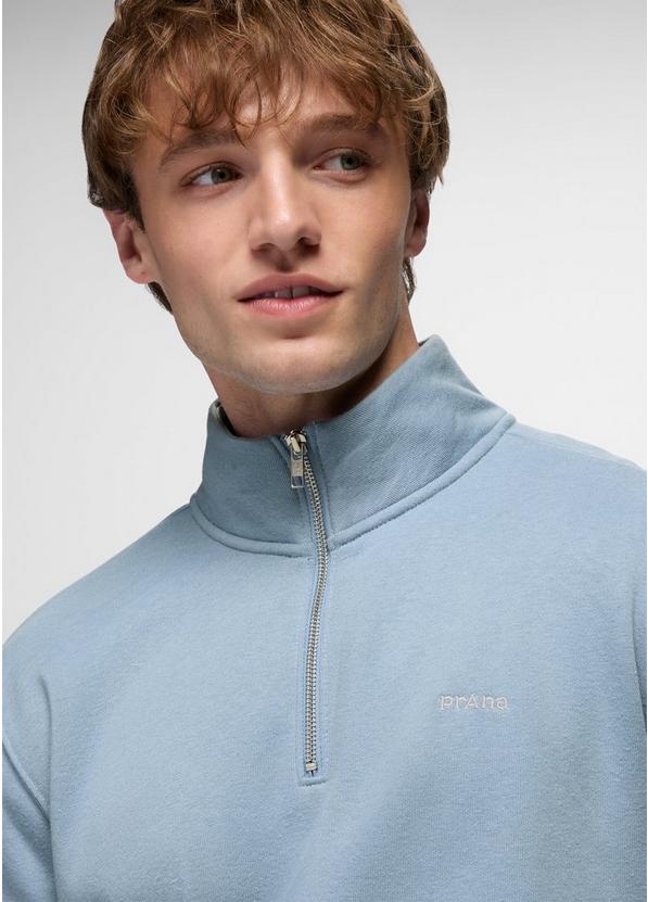 prAna Fleece 1/4 Zip, Color: Glacier Skies, image 3