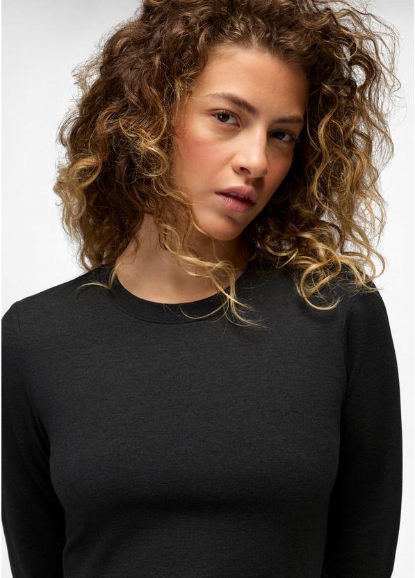 Heavana Long Sleeve Dress, Color: Black Heather, image 3