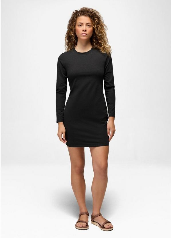 Heavana Long Sleeve Dress, Color: Black Heather, image 1