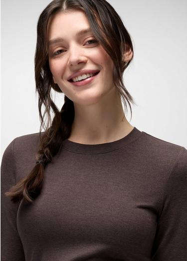 Heavana Long Sleeve Dress, Color: Basalt Heather, image 3