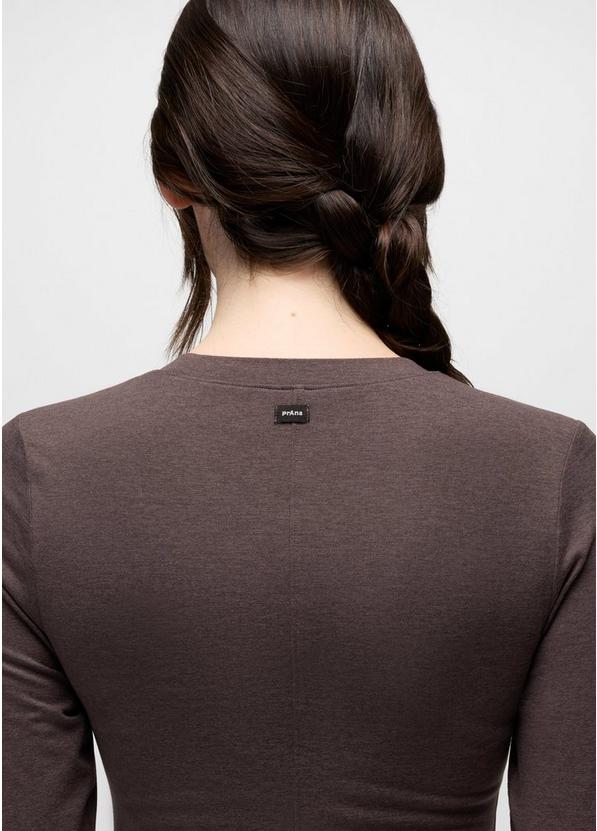 Heavana Long Sleeve Dress, Color: Basalt Heather, image 4