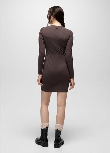 Heavana Long Sleeve Dress, Color: Basalt Heather, image 2