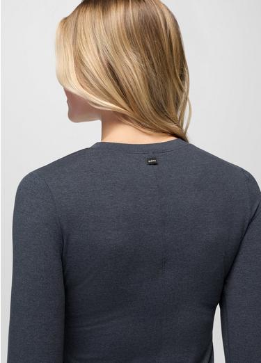 Heavana Long Sleeve Dress, Color: Nautical Heather, image 8