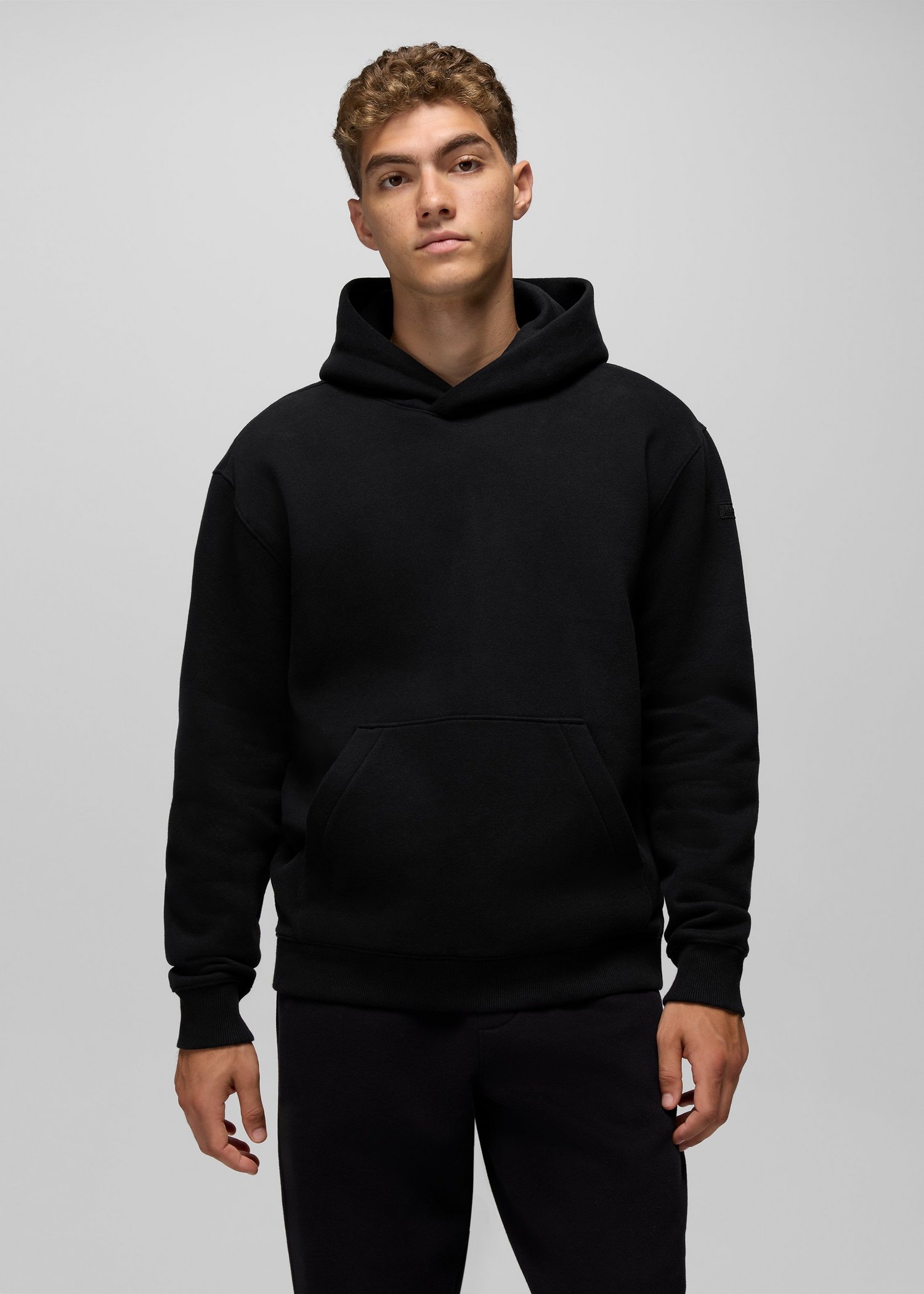 Mens prAna DreamFleece Hoodie - Black
