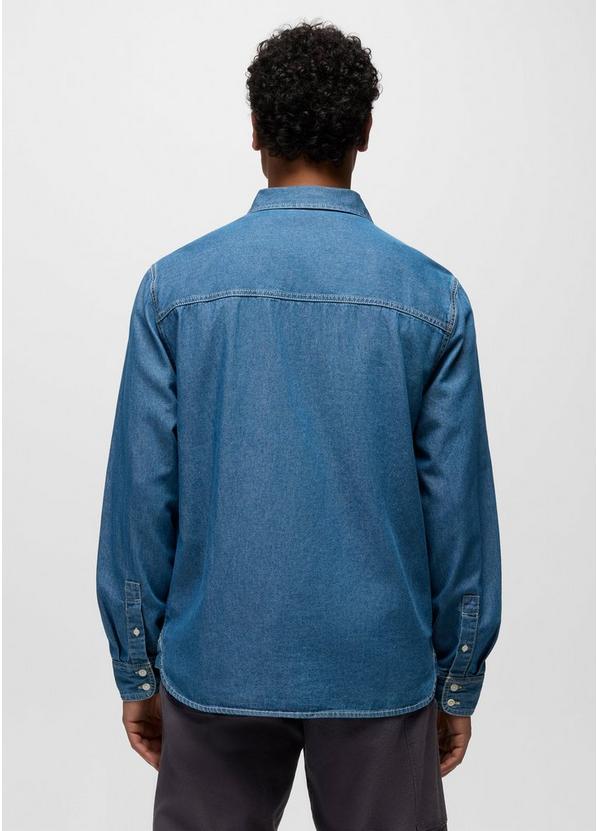 Meares Denim Long Sleeve Shirt, Color: Medium Wash, image 2
