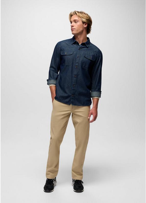 Meares Denim Long Sleeve Shirt, Color: Dark Wash, image 3