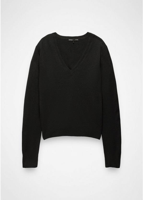 Three Falls V-Neck Sweater, Color: Black, image 6