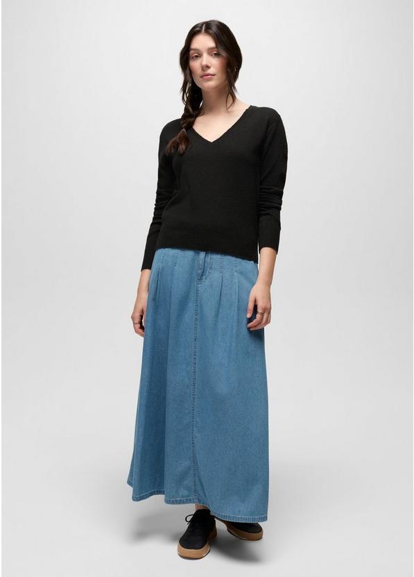 Three Falls V-Neck Sweater, Color: Black, image 5