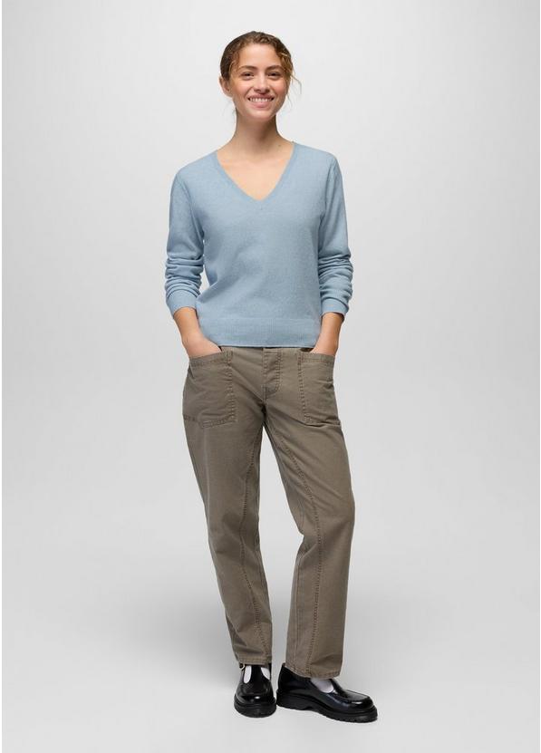 Three Falls V-Neck Sweater, Color: Glacier Skies, image 5
