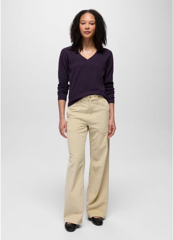 Three Falls V-Neck Sweater, Color: Huckleberry, image 6