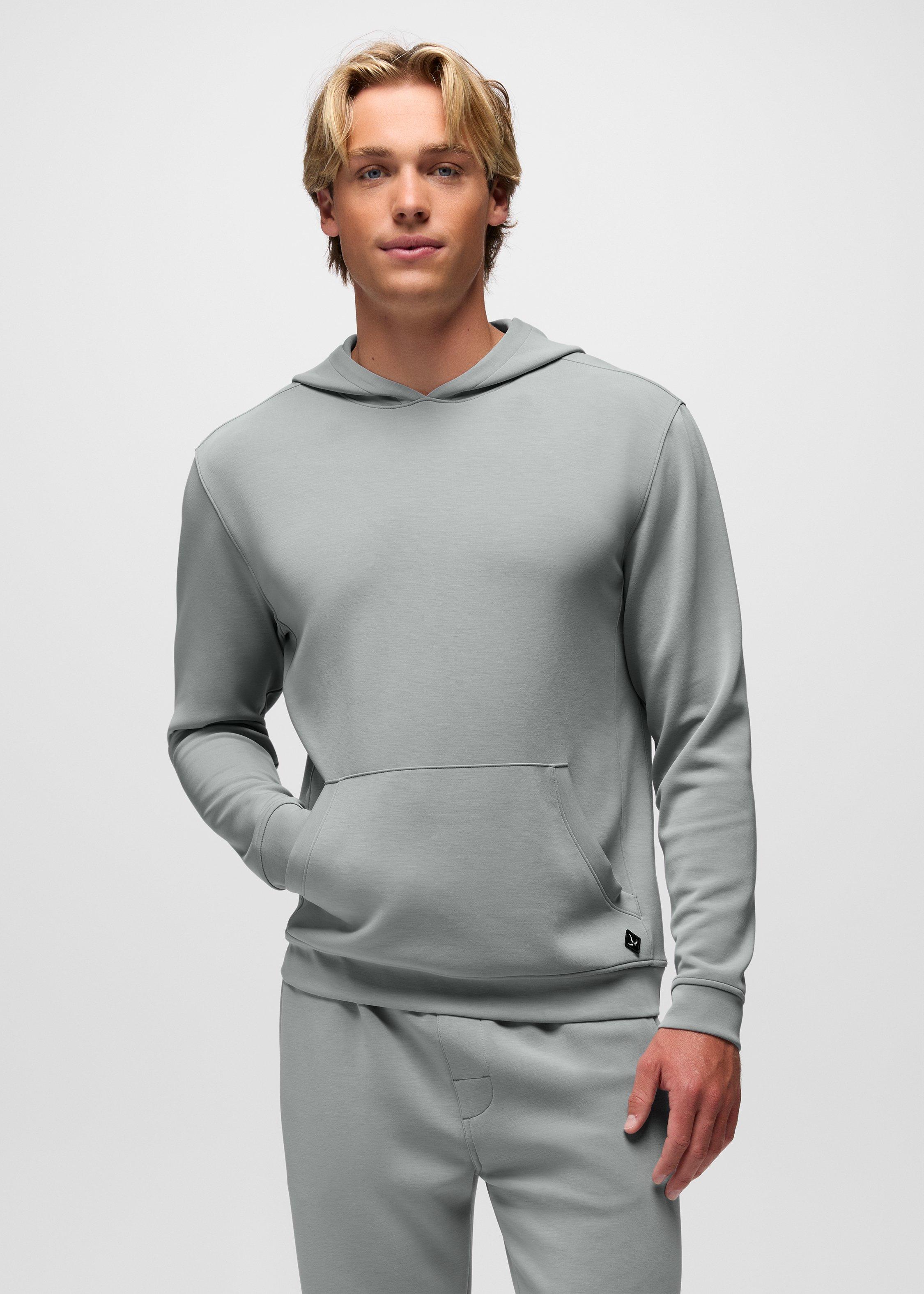 Mens prAna Shea Soft Hoodie - Sterling