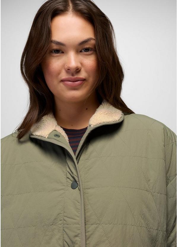 Encinitas Reversible Coat, Color: Sage / Stone, image 3