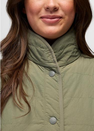 Encinitas Reversible Coat, Color: Sage / Stone, image 4