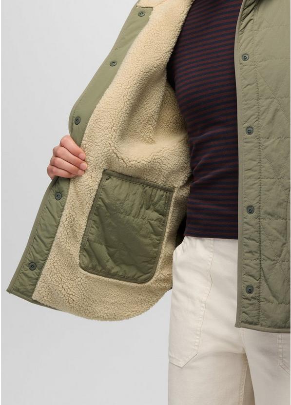 Encinitas Reversible Coat, Color: Sage / Stone, image 5