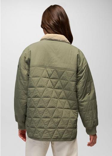 Encinitas Reversible Coat, Color: Sage / Stone, image 2