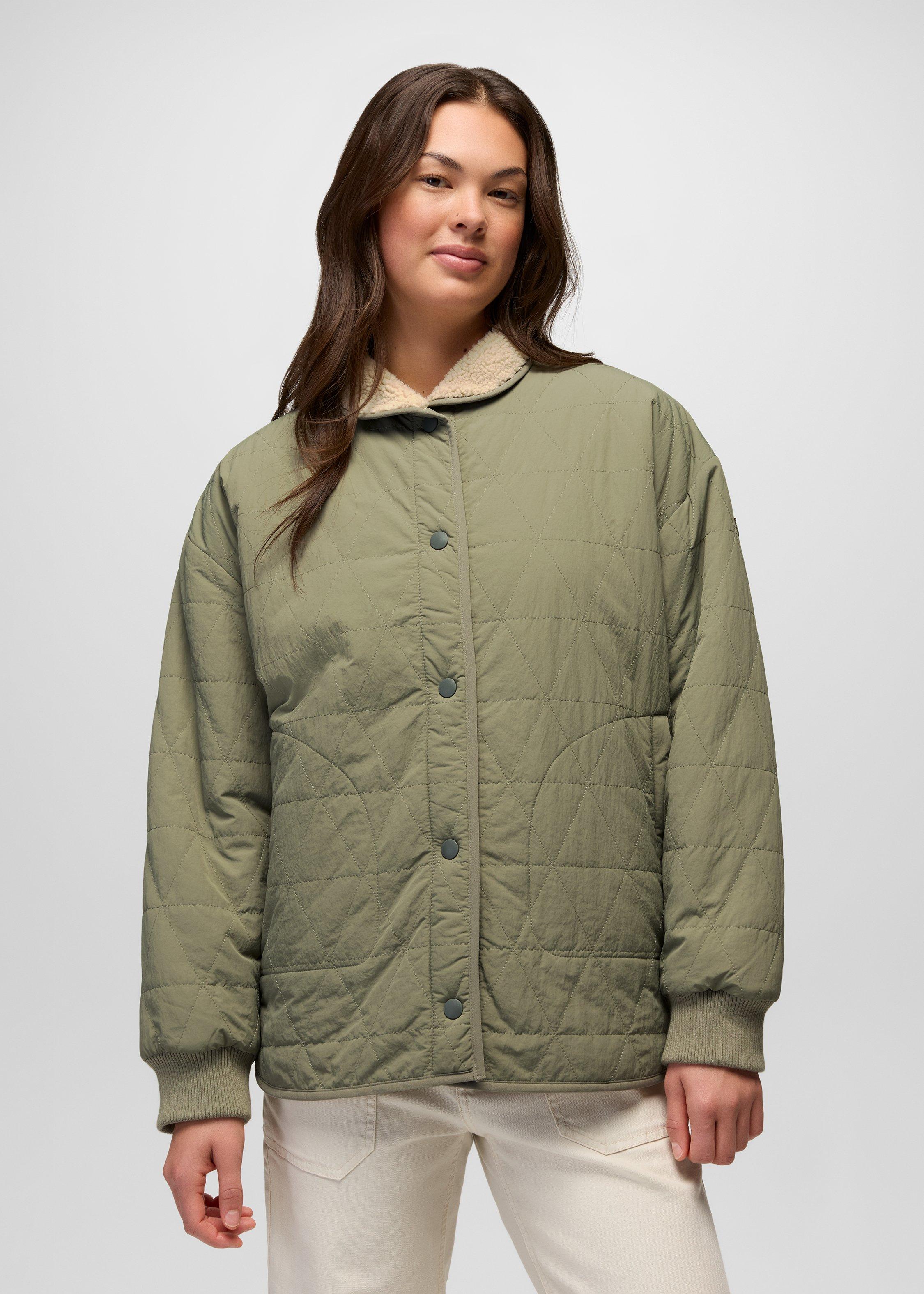 Women's prAna Encinitas Reversible Coat - Sage/Stone