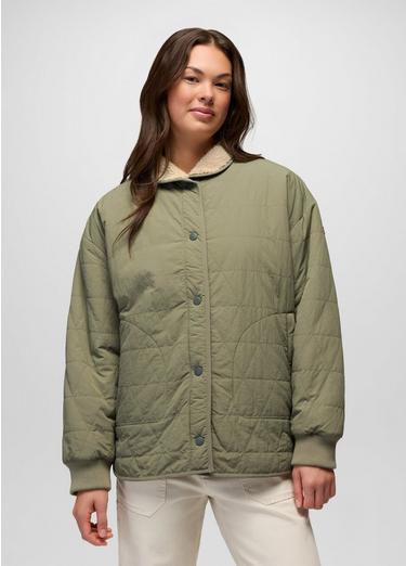 Encinitas Reversible Coat, Color: Sage / Stone, image 1